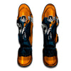 Grim Reaper Skeleton Dap Print Muay Thai Shin Guards-grizzshop