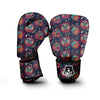 Grizz Bear Oldschool Tattoo Print Pattern Boxing Gloves-grizzshop