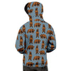 Grizzly Bear Print Pattern Men's Hoodie-grizzshop