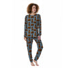 Grizzly Bear Print Pattern Women's Pajamas-grizzshop