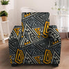 Grunge Geometric Triangle Armchair Cover-grizzshop