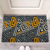 Grunge Geometric Triangle Door Mat-grizzshop