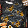 Grunge Geometric Triangle Men's Apron-grizzshop