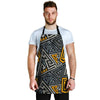 Grunge Geometric Triangle Men's Apron-grizzshop