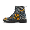 Grunge Geometric Triangle Men's Boots-grizzshop