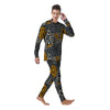 Grunge Geometric Triangle Men's Pajamas-grizzshop