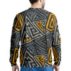 Grunge Geometric Triangle Men's Sweatshirt-grizzshop