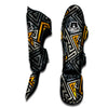 Grunge Geometric Triangle Muay Thai Shin Guard-grizzshop