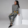 Grunge Geometric Triangle Women's Joggers-grizzshop