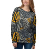 Grunge Geometric Triangle Women's Sweatshirt-grizzshop