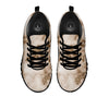 Grunge Marble White Brown Print Pattern Black Sneaker-grizzshop