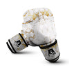 Load image into Gallery viewer, Grunge Marble White Gold Print Pattern Boxing Gloves-grizzshop