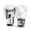 Grunge Marble White Print Pattern Boxing Gloves-grizzshop
