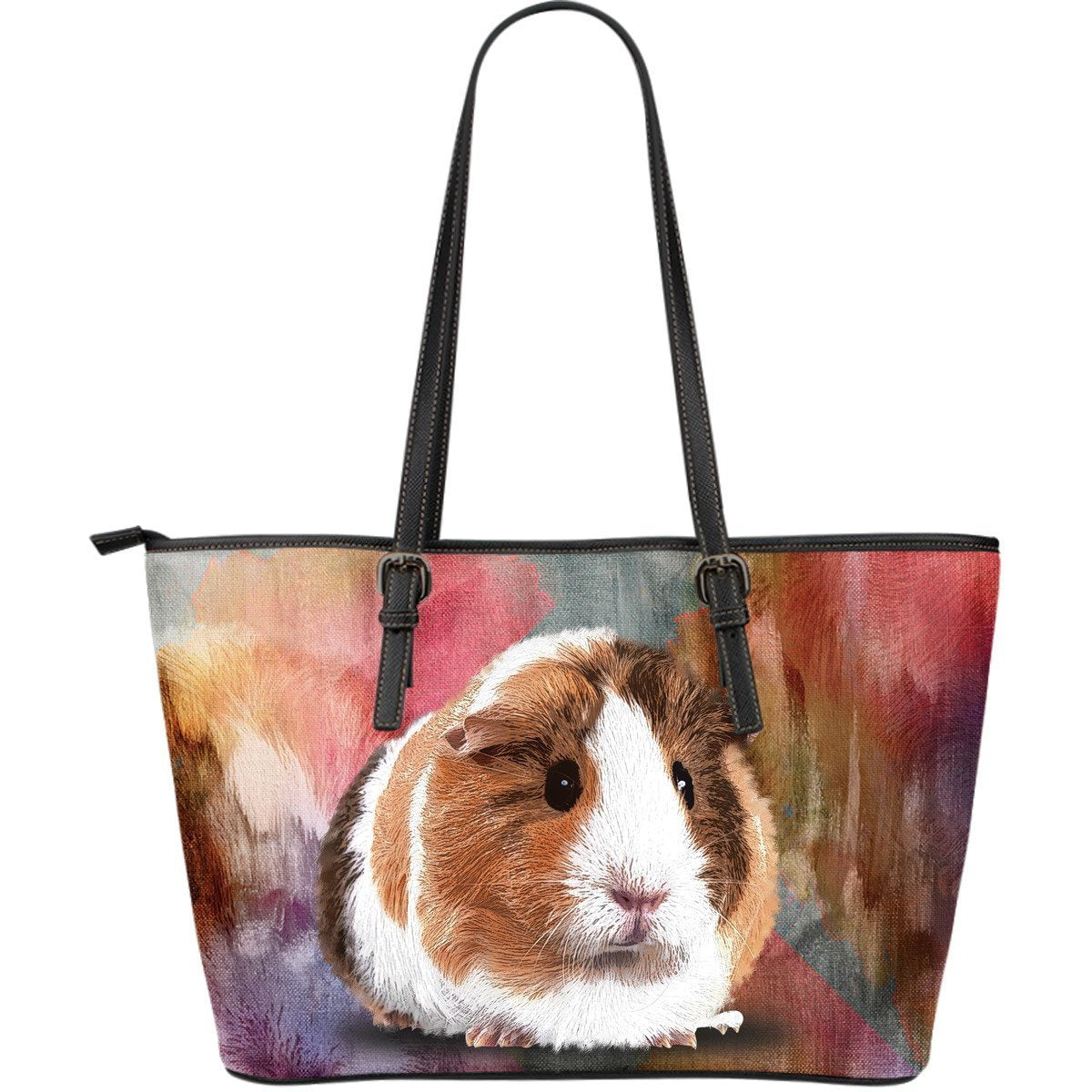 Guinea Pig Leather Tote Bag-grizzshop