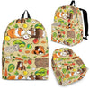 Guinea Pig Pattern Print Backpack-grizzshop