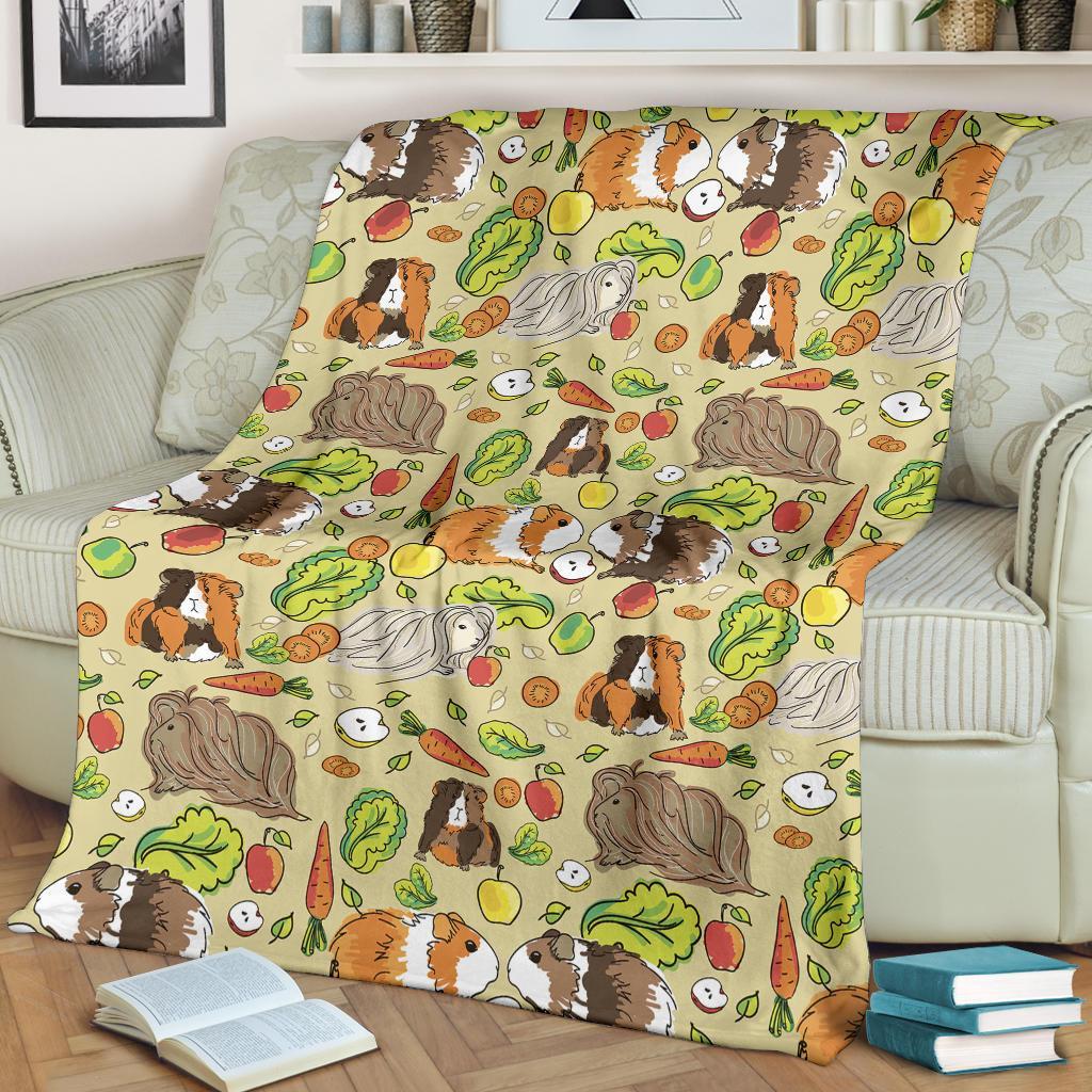 Guinea Pig Pattern Print Blanket-grizzshop