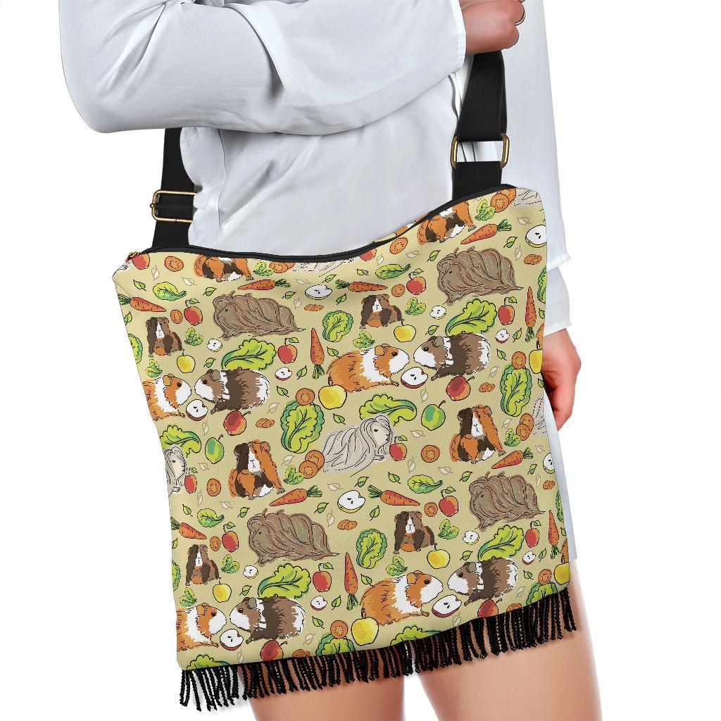 Guinea Pig Pattern Print Crossbody Bags-grizzshop