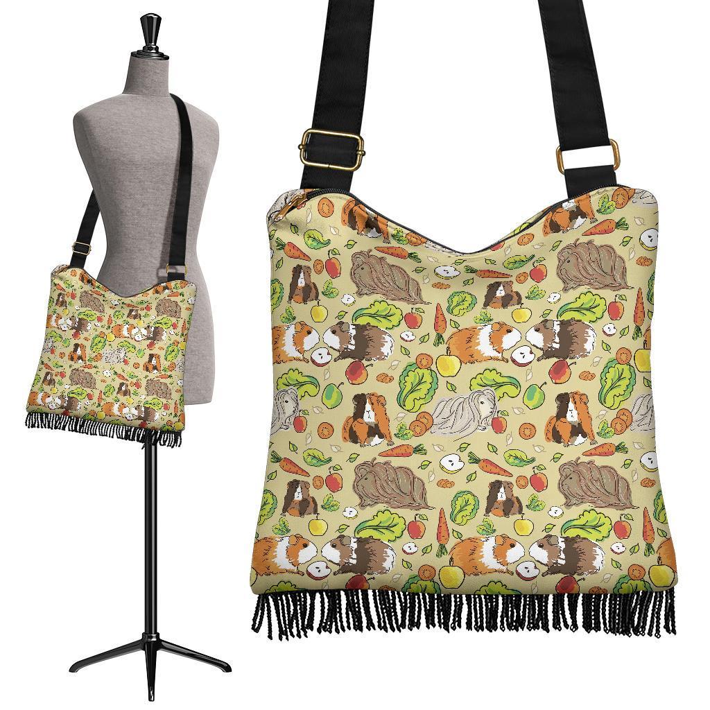 Guinea Pig Pattern Print Crossbody Bags-grizzshop