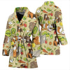 Guinea Pig Pattern Print Women Long Robe-grizzshop