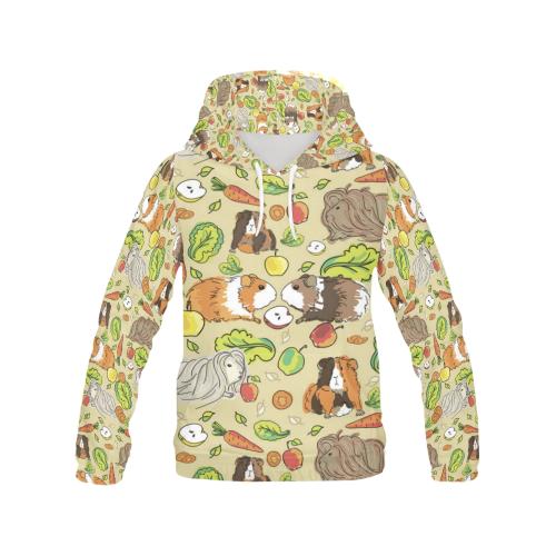 Guinea Pig Pattern Print Women Pullover Hoodie-grizzshop