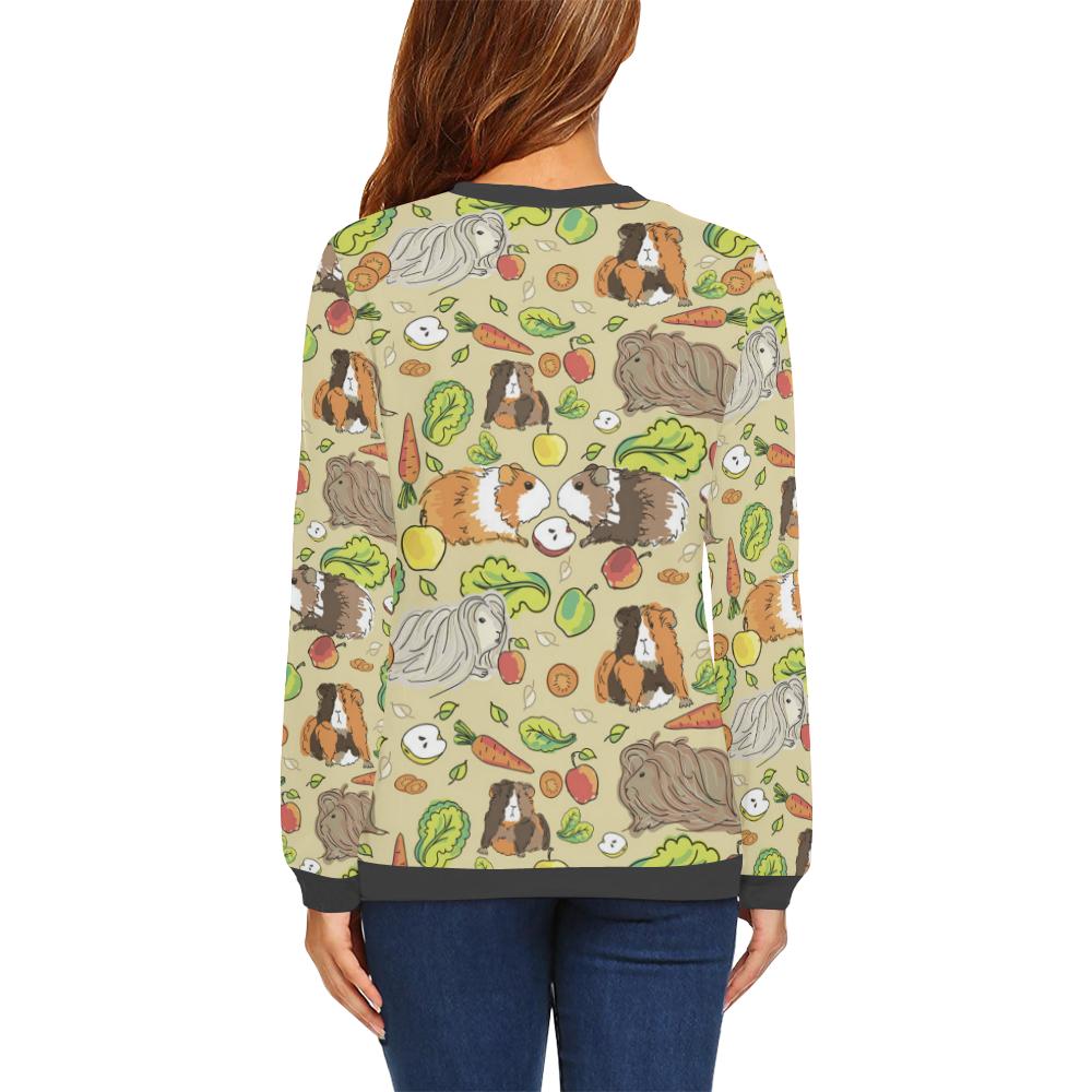 Guinea Pig Pattern Print Women's Sweatshirt-grizzshop