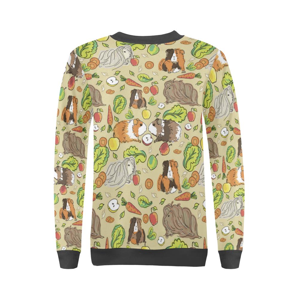 Guinea Pig Pattern Print Women's Sweatshirt-grizzshop