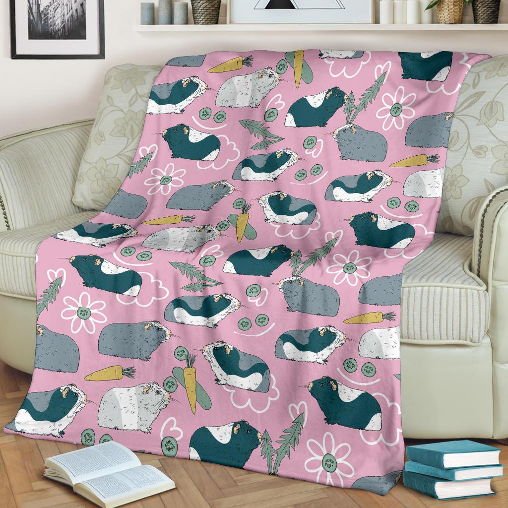 Guinea Pig Print Pattern Blanket-grizzshop