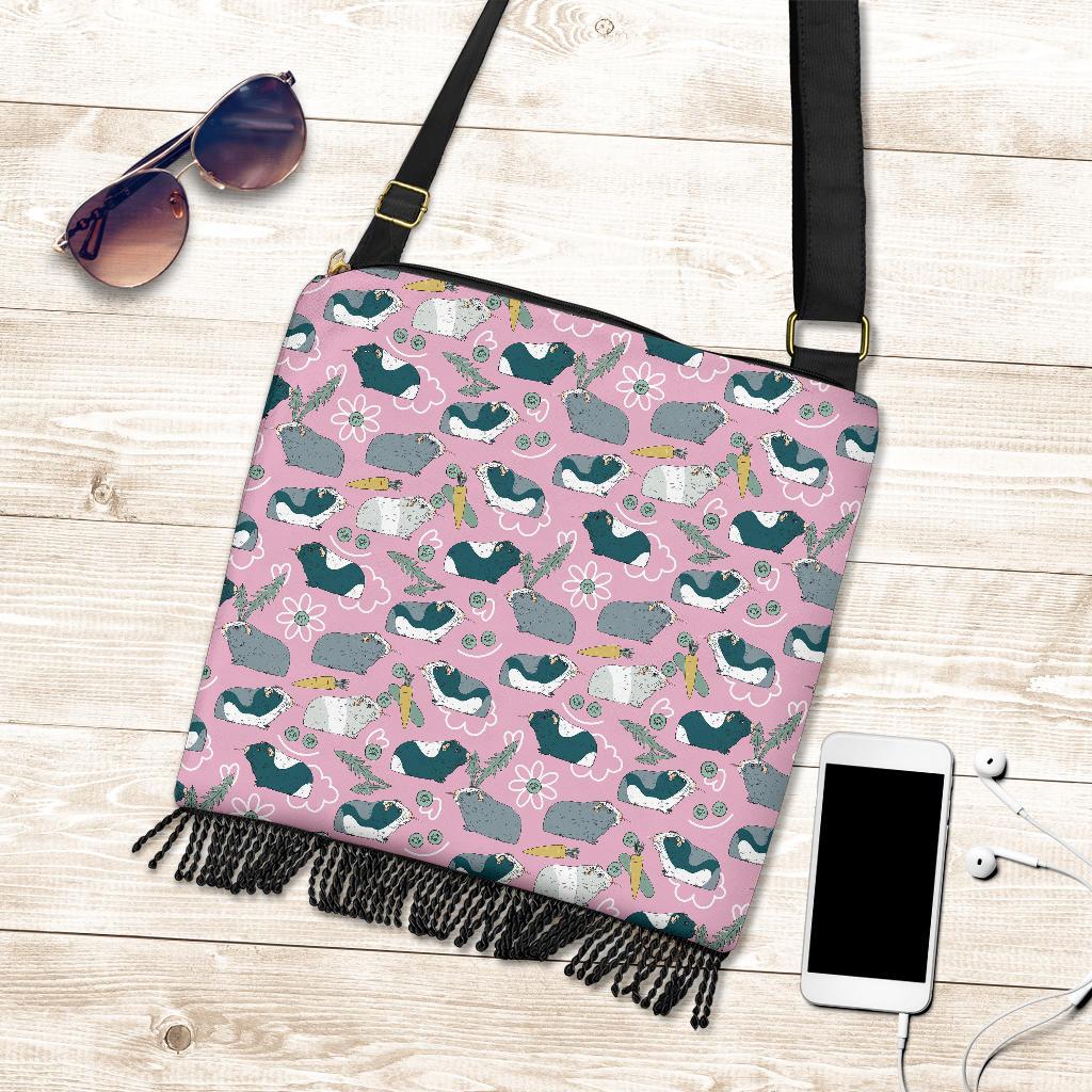 Guinea Pig Print Pattern Crossbody Bags-grizzshop