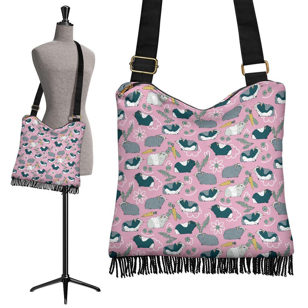 Guinea Pig Print Pattern Crossbody Bags-grizzshop