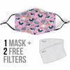 Guinea Pig Print Pattern Face Mask-grizzshop