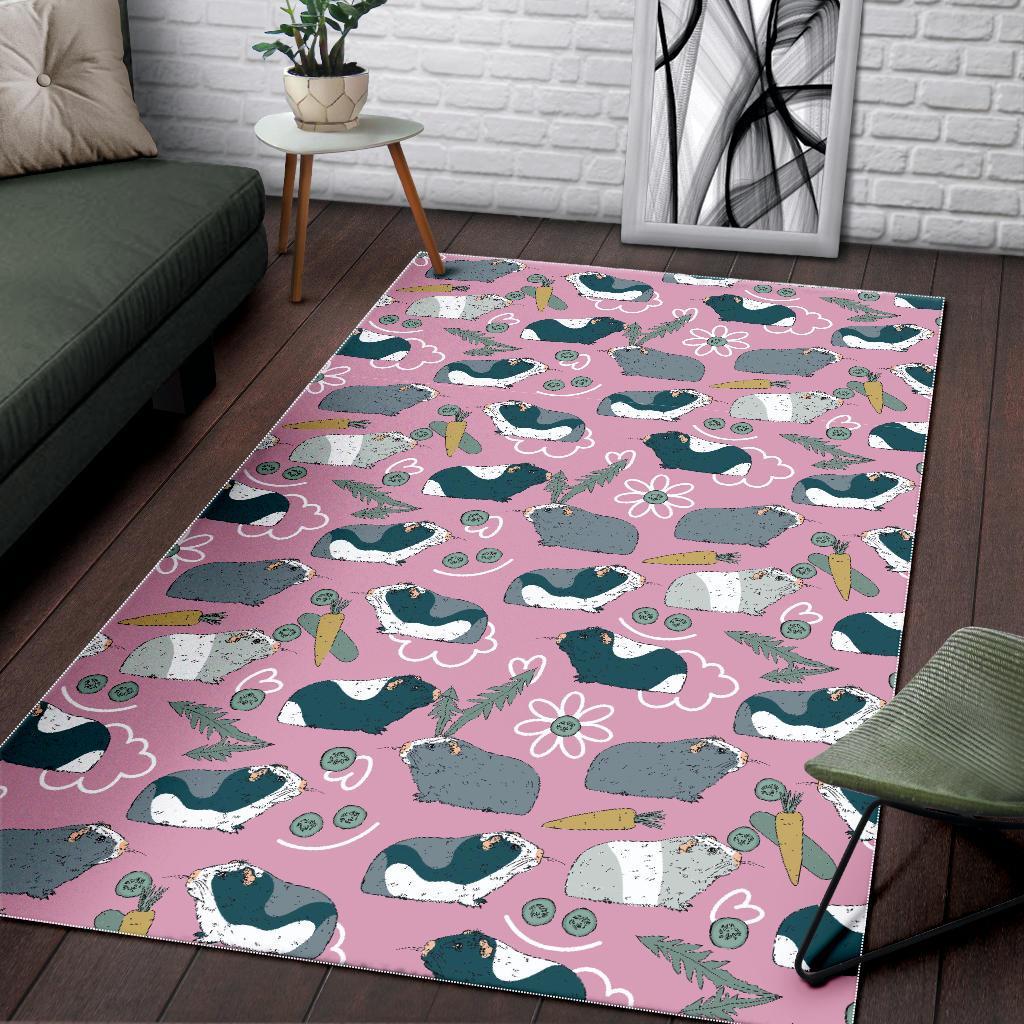 Guinea Pig Print Pattern Floor Mat-grizzshop