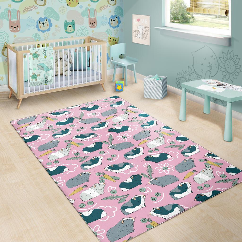 Guinea Pig Print Pattern Floor Mat-grizzshop