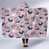 Guinea Pig Print Pattern Hooded Blanket-grizzshop