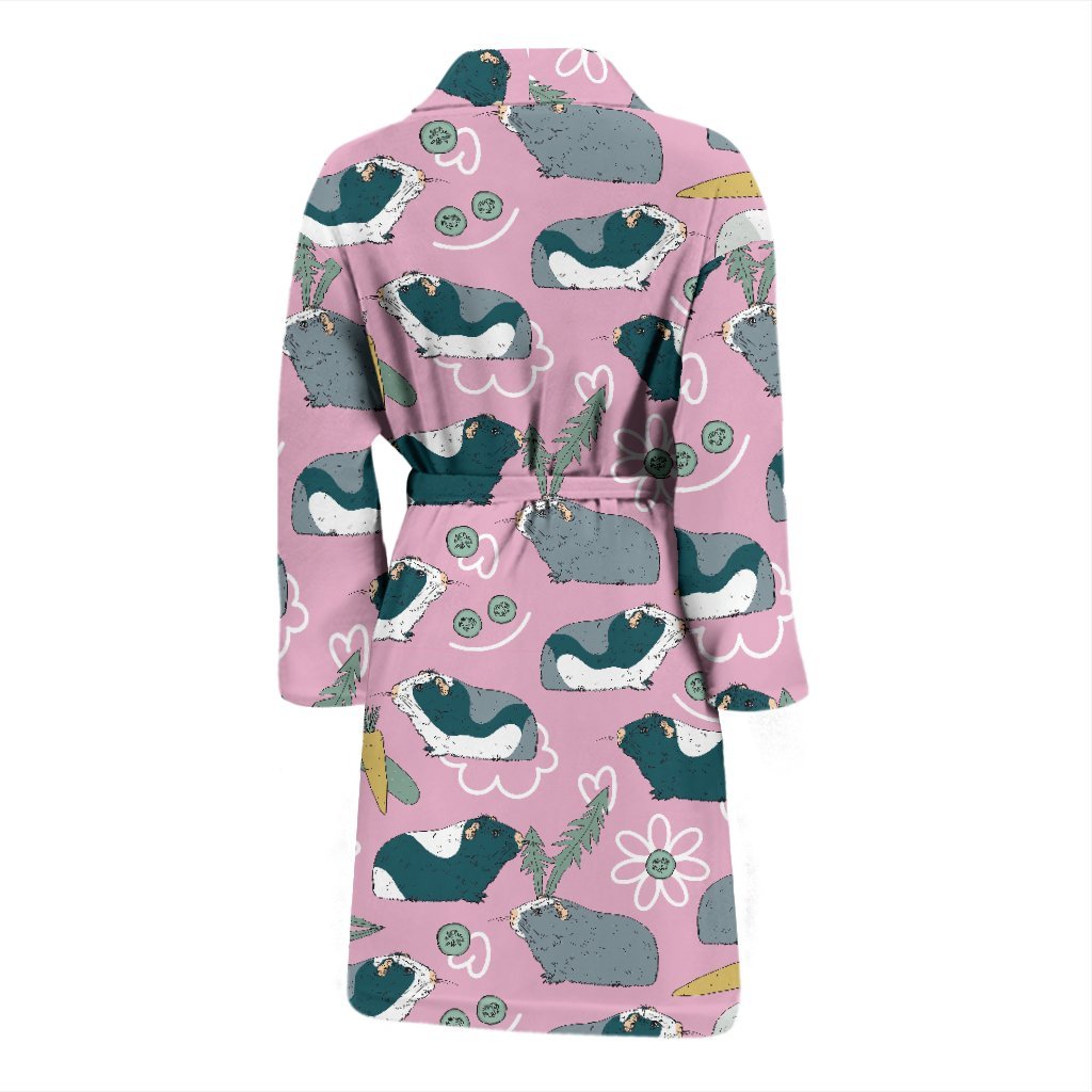 Guinea Pig Print Pattern Men Long Robe-grizzshop