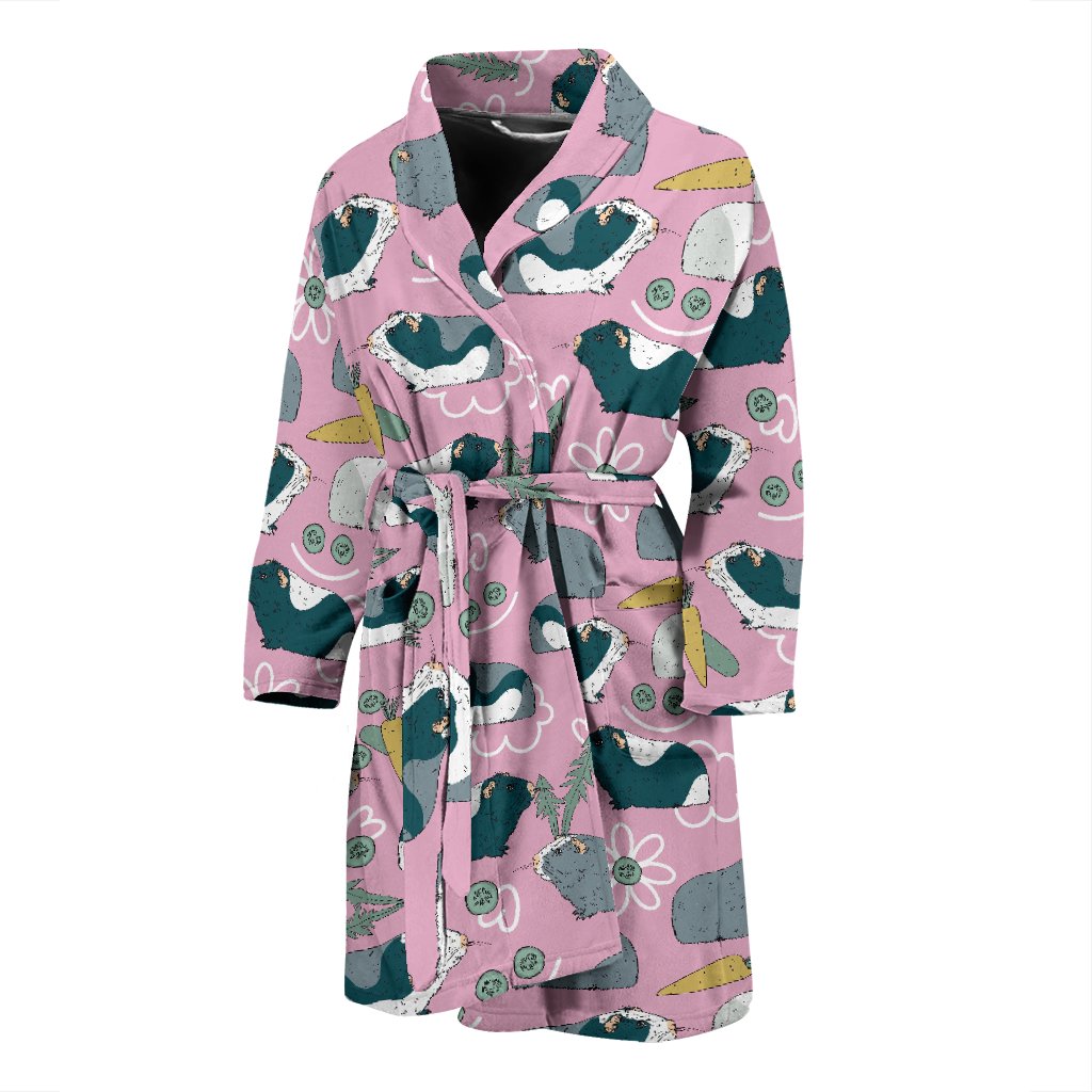 Guinea Pig Print Pattern Men Long Robe-grizzshop