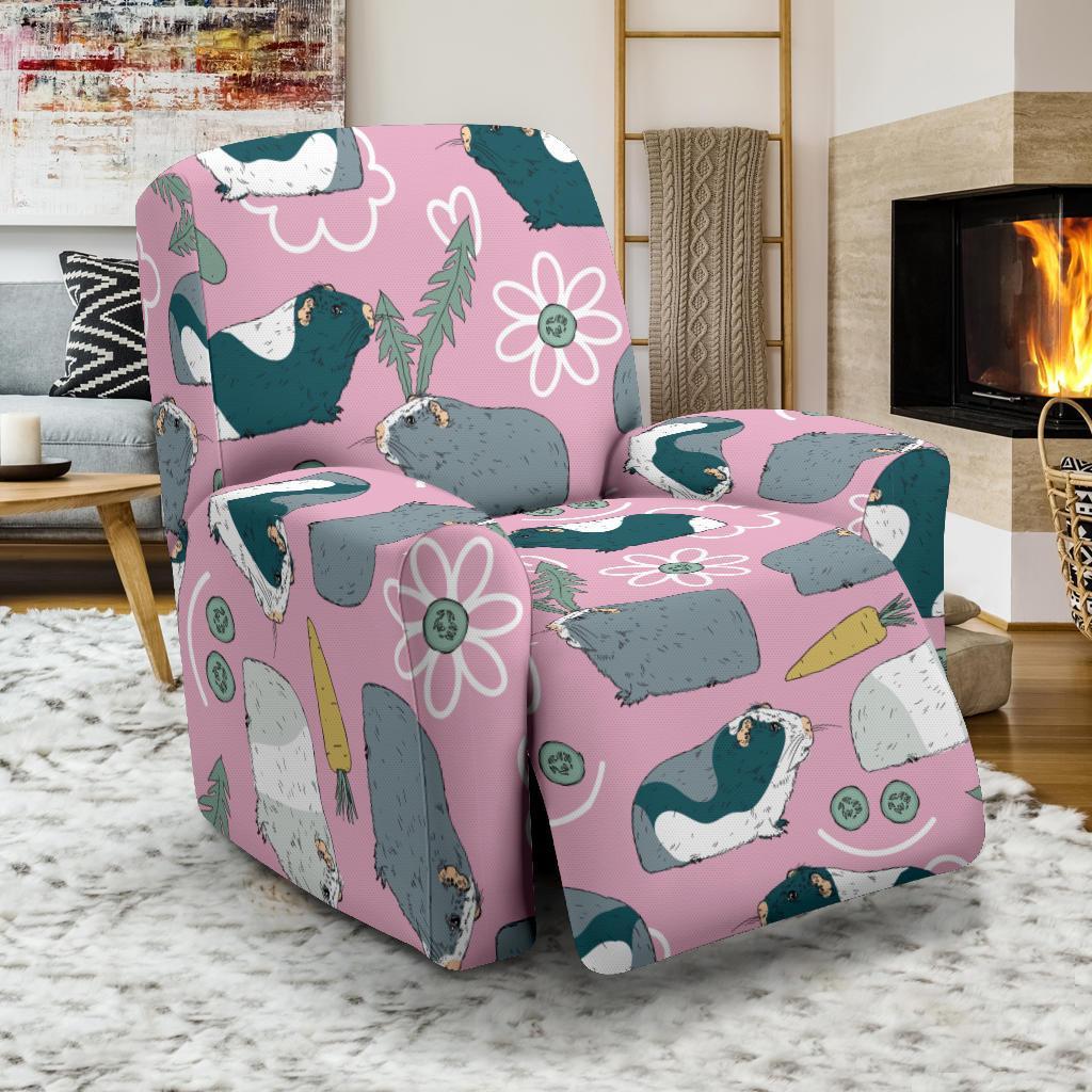 Guinea Pig Print Pattern Recliner Cover-grizzshop