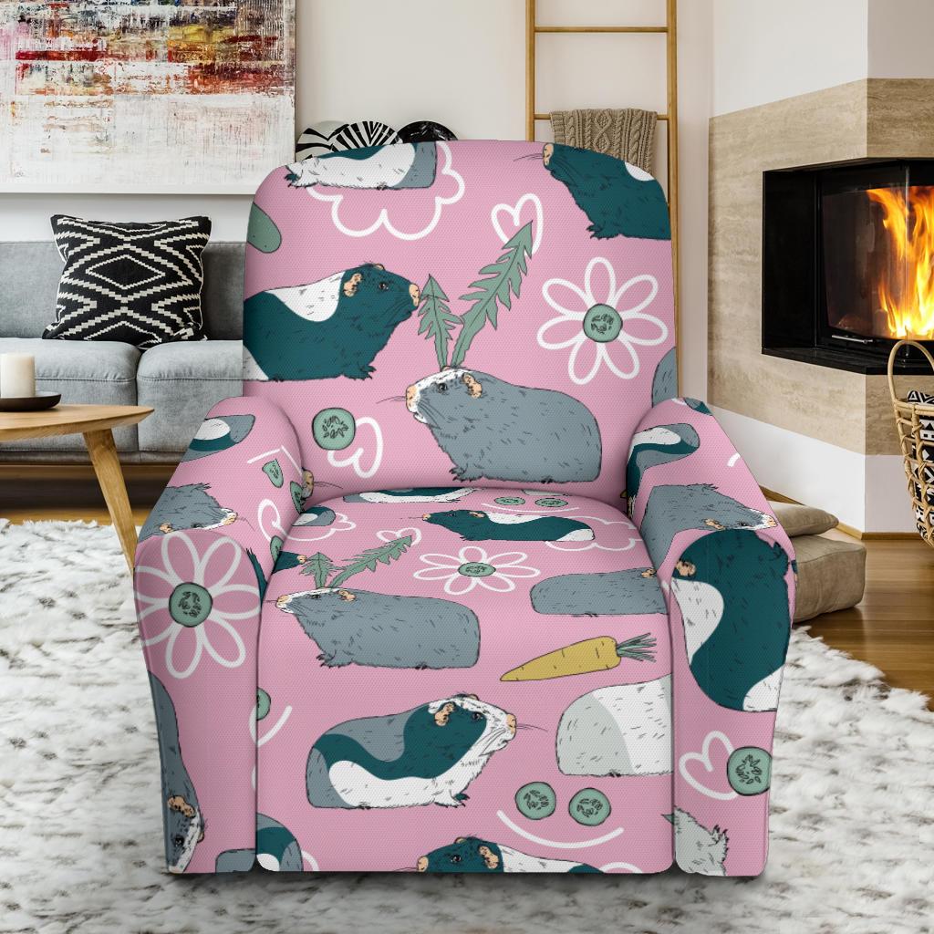 Guinea Pig Print Pattern Recliner Cover-grizzshop