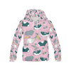 Guinea Pig Print Pattern Women Pullover Hoodie-grizzshop