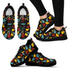Load image into Gallery viewer, Guitar Pattern Print Black Sneaker Shoes For Men Women-grizzshop