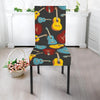 Guitar Pattern Print Chair Cover-grizzshop