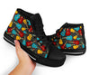 Guitar Pattern Print Men Women's High Top Shoes-grizzshop