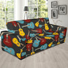 Guitar Pattern Print Sofa Covers-grizzshop