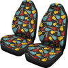Load image into Gallery viewer, Guitar Pattern Print Universal Fit Car Seat Cover-grizzshop