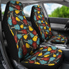 Load image into Gallery viewer, Guitar Pattern Print Universal Fit Car Seat Cover-grizzshop
