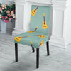 Guitar Print Pattern Chair Cover-grizzshop