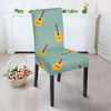 Guitar Print Pattern Chair Cover-grizzshop