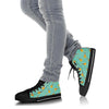 Guitar Print Pattern Men Women's High Top Shoes-grizzshop