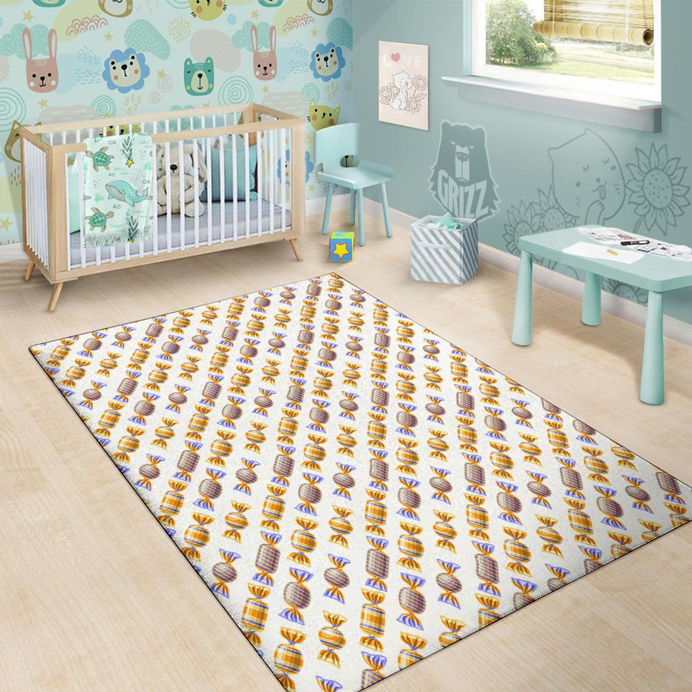 Gummy Yummy Print Pattern Floor Mat-grizzshop