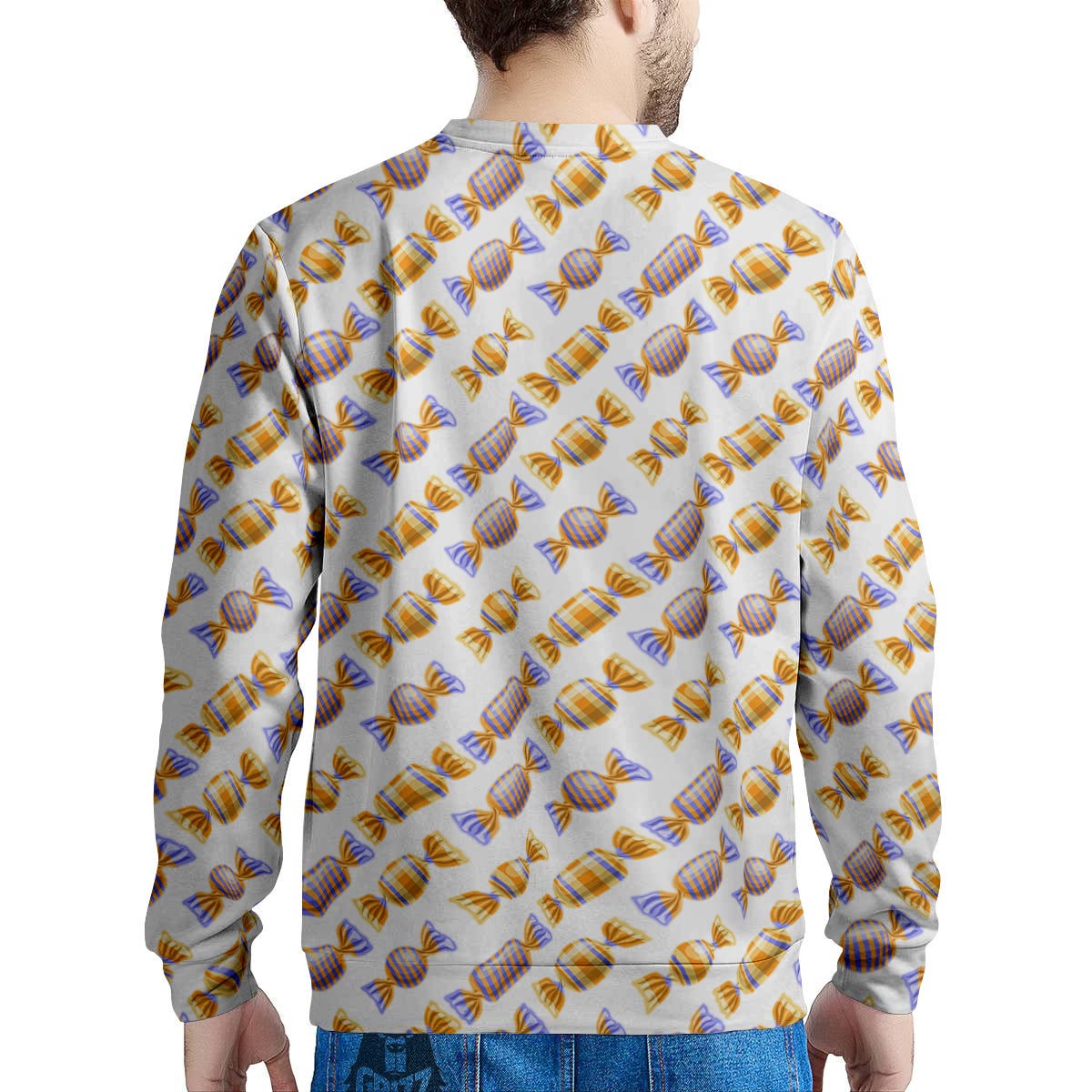 Gummy Yummy Print Pattern Men's Sweatshirt-grizzshop