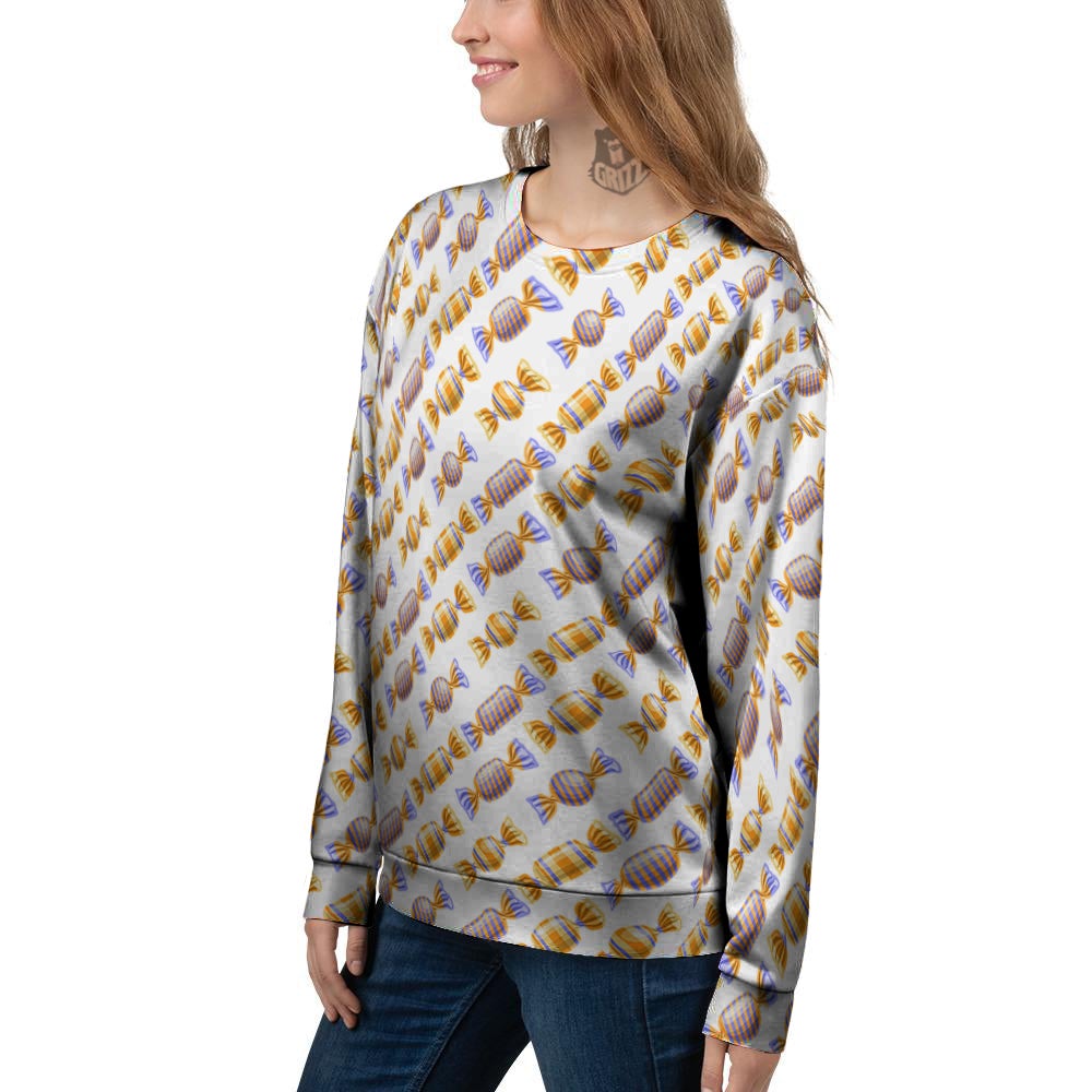 Gummy Yummy Print Pattern Women's Sweatshirt-grizzshop